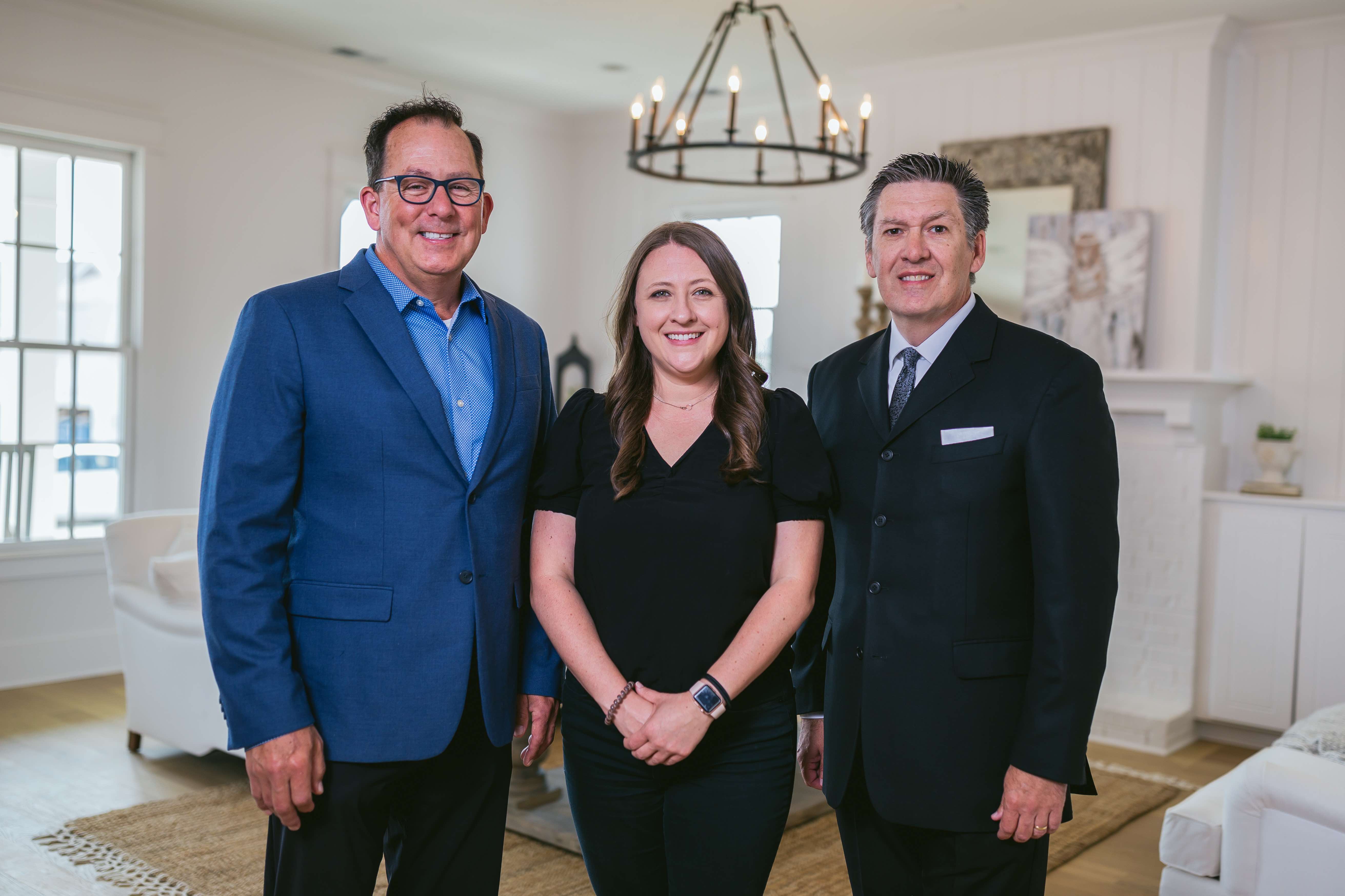 Tara Deselms, Tim Warren and Mark Sharp