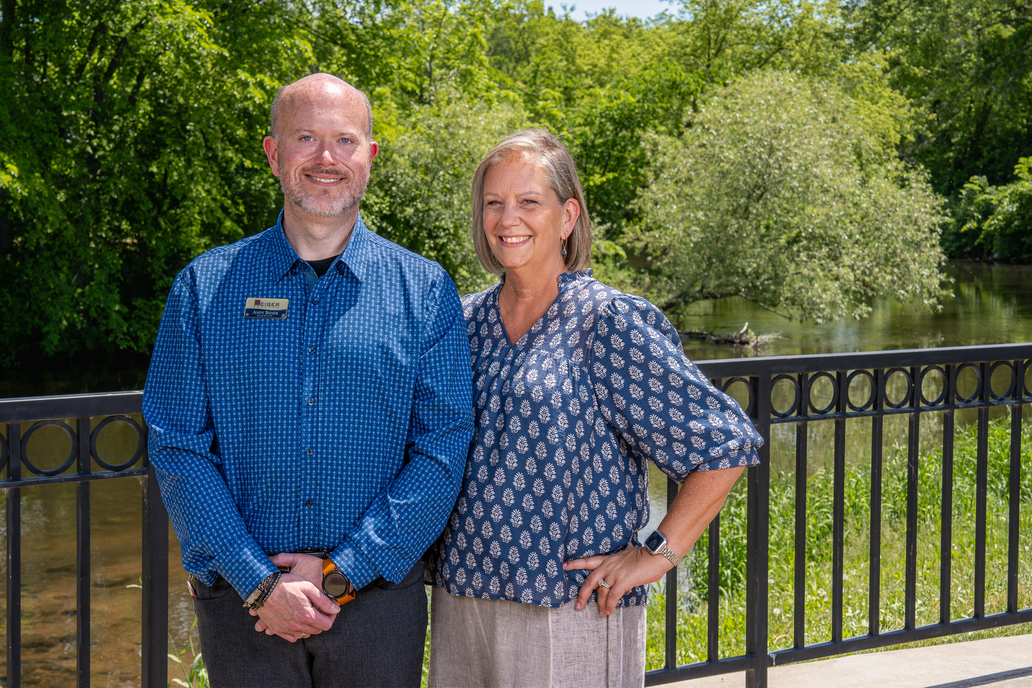 Andy Beiser and Jenny Menning