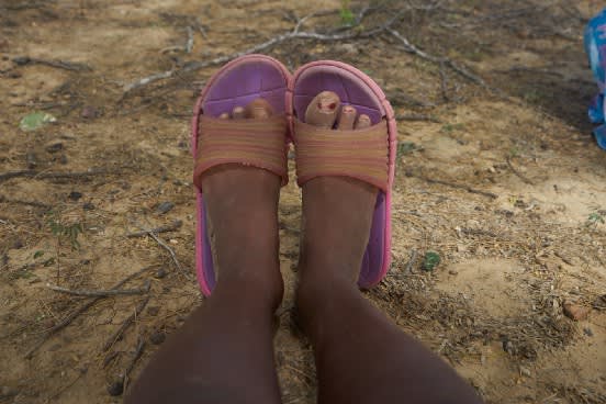 Pies de Karla