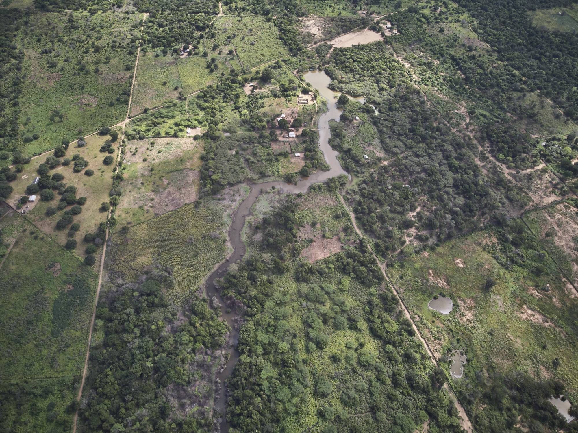 Vista cenital de comunidad Ruanamana