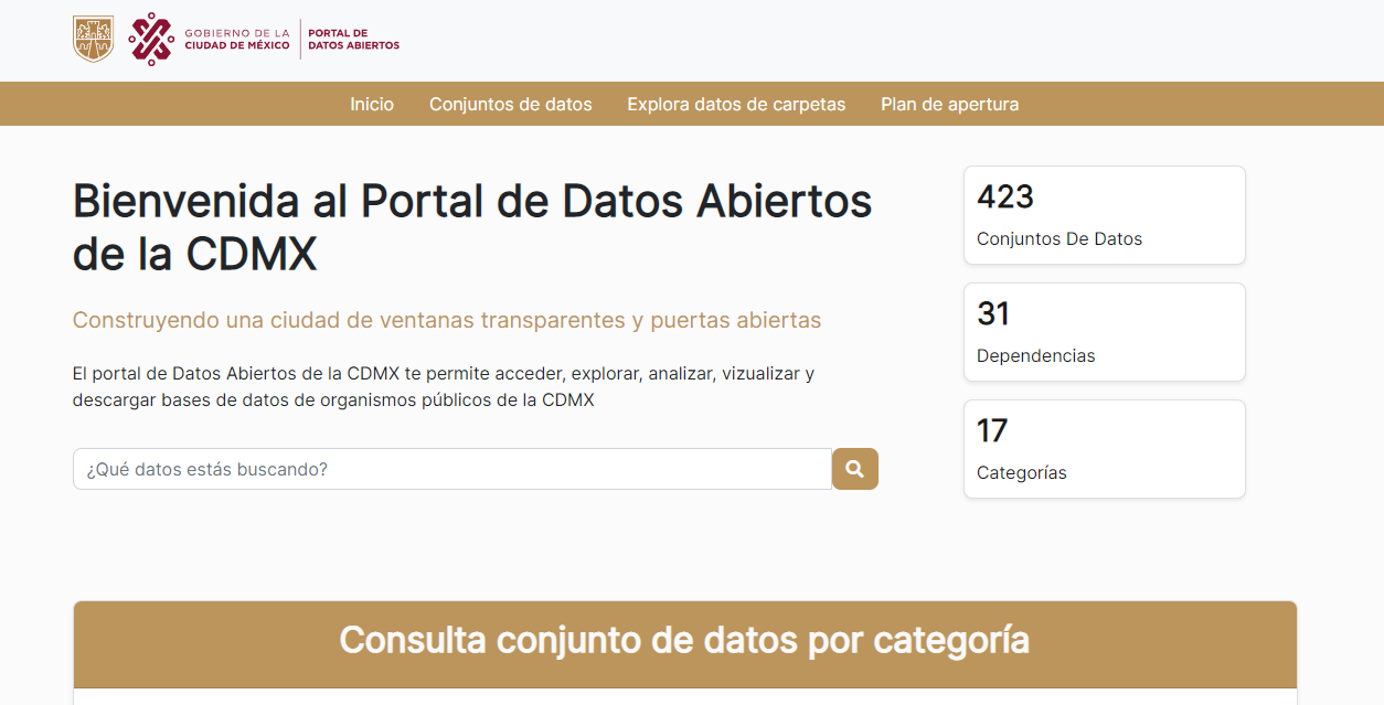 Datos abiertos para el acceso a la información