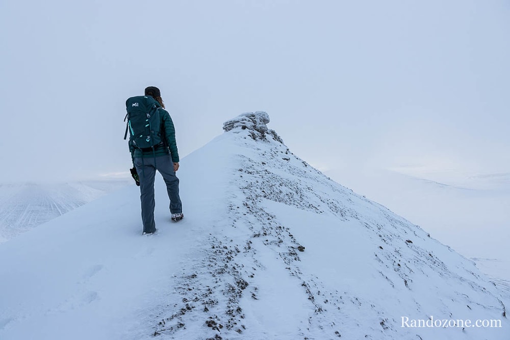 Randonne  Trollsteinen dans le Svalvard / Photo _MG_1177