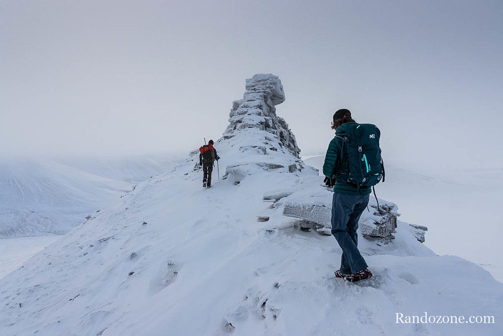Randonne  Trollsteinen dans le Svalvard / Photo _MG_1204