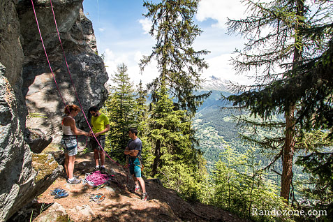 Activit�s outdoor sur la station des Arcs dans les Alpes / Photo _MG_4360