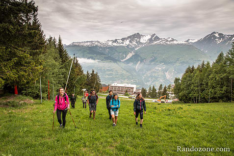 Activit�s outdoor sur la station des Arcs dans les Alpes / Photo _MG_4435