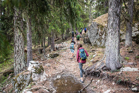 Activit�s outdoor sur la station des Arcs dans les Alpes / Photo _MG_4487