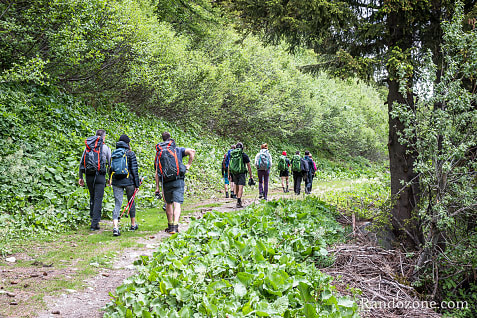 Activit�s outdoor sur la station des Arcs dans les Alpes / Photo _MG_4875