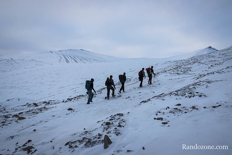 Randonne  Trollsteinen dans le Svalvard / Photo _MG_1038