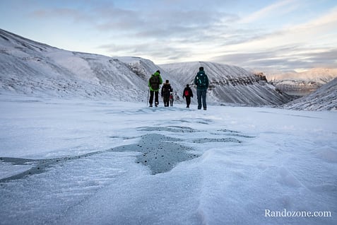 Randonne  Trollsteinen dans le Svalvard / Photo _MG_1766