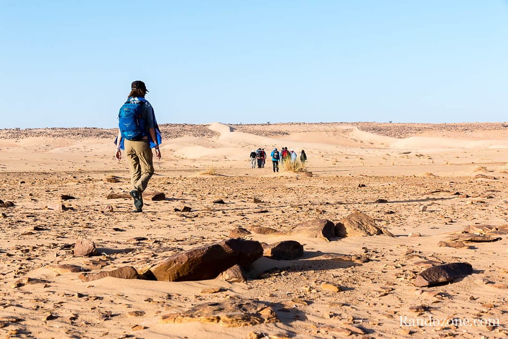 Trekking en Mauritanie : marcher dans le désert / Photo _MG_5300
