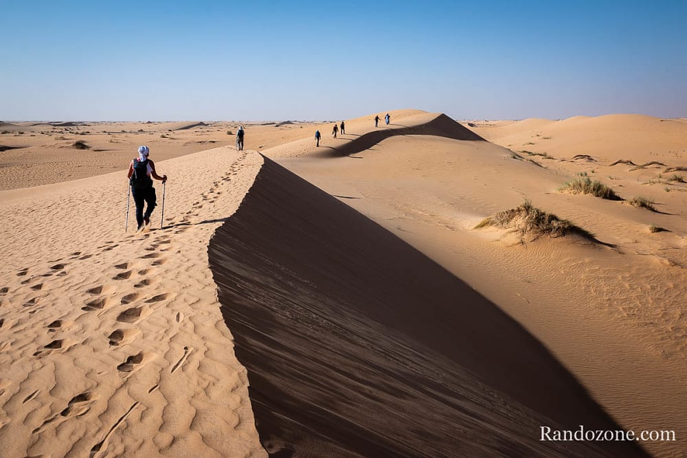 Trekking en Mauritanie : marcher dans le désert / Photo _MG_5456