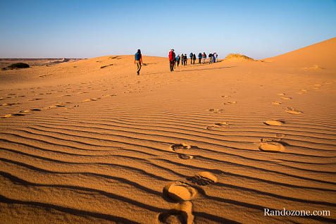 Trekking en Mauritanie : marcher dans le désert / Photo _MG_5264