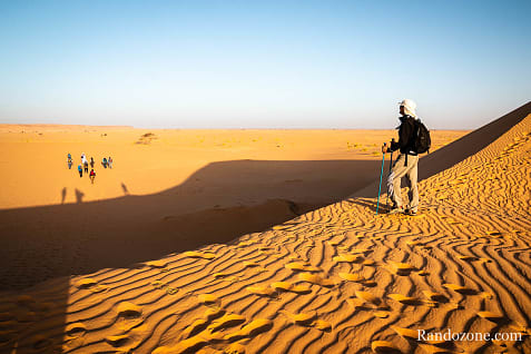 Trekking en Mauritanie : marcher dans le désert / Photo _MG_5267