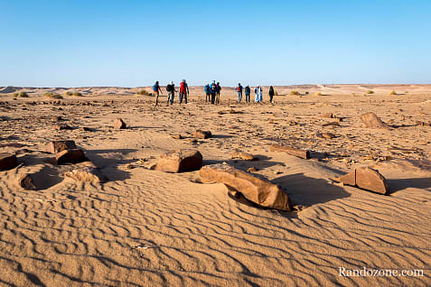 Trekking en Mauritanie : marcher dans le désert / Photo _MG_5282