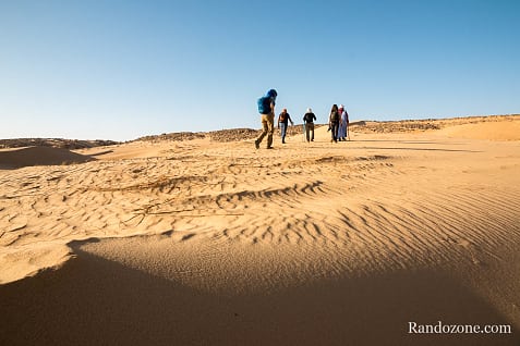 Trekking en Mauritanie : marcher dans le désert / Photo _MG_5328