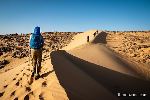 Trekking en Mauritanie : marcher dans le désert / Photo _MG_5338