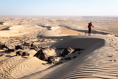 Trekking en Mauritanie : marcher dans le désert / Photo _MG_5349