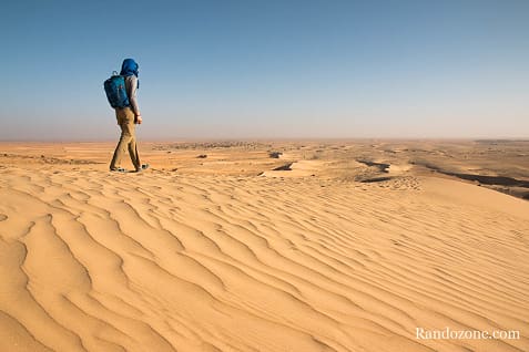 Trekking en Mauritanie : marcher dans le désert / Photo _MG_5352