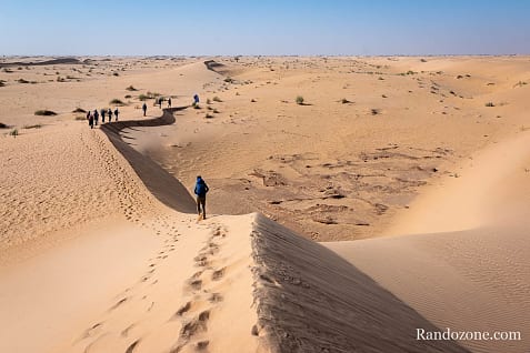 Trekking en Mauritanie : marcher dans le désert / Photo _MG_5490