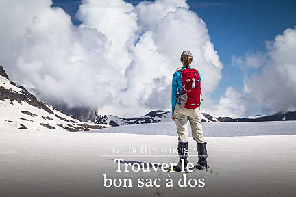 Le sac  dos pour pratiquer les raquettes