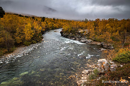 Randonnée Abisko : lac Vuolip Njáhkajavri en boucle