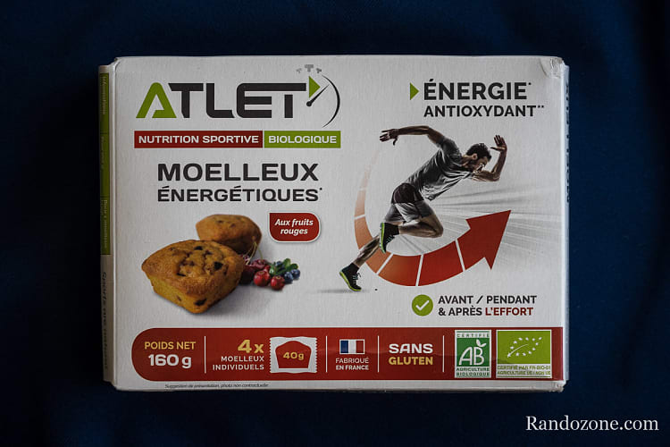Moelleux énergétiques Atlet aux fruits rouges Moelleux énergétiques Atlet aux fruits rouges