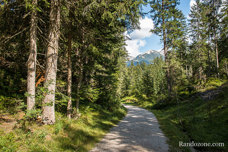 Randonnée au lac de Möserer See depuis Seefeld Randonnée au lac de Möserer See depuis Seefeld