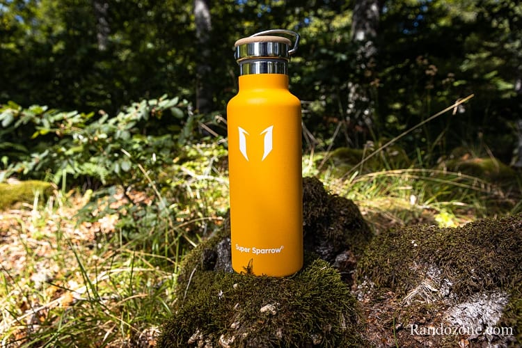 Gourde isotherme Super Sparrow Ouverture Standard