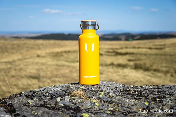 Gourde isotherme Super Sparrow Ouverture Standard