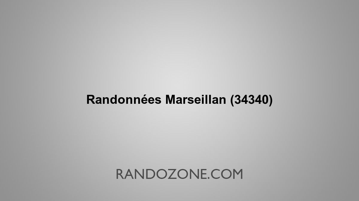 Randonnées Marseillan 34340 Topos Et Tracés Gps