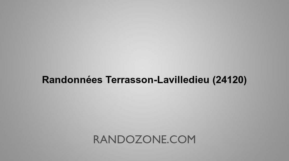 Randonnees Terrasson Lavilledieu 24120 Topos Et Traces Gps
