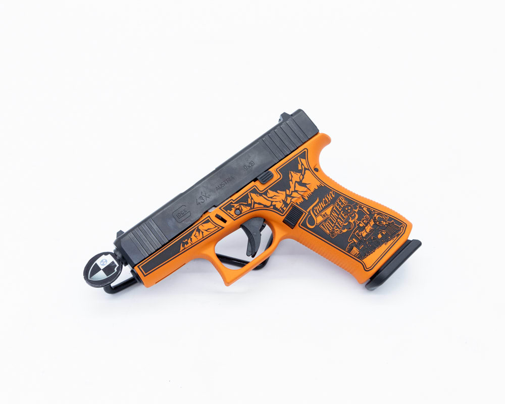 GLOCK 43X CUSTOM TENNESSEE ORANGE – Armory Ranges | Nashville TN