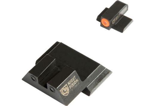 Night Fision Perfect Dot Night Sight Set, Square Front Orange/Green, Square Rear Black, S&W M&P/M&P M2.0/SD9 VE/SD40 VE