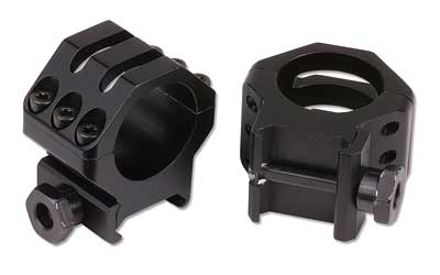 Weaver 6-Hole Tactical Scope Rings 1″ XX-High Matte Black
