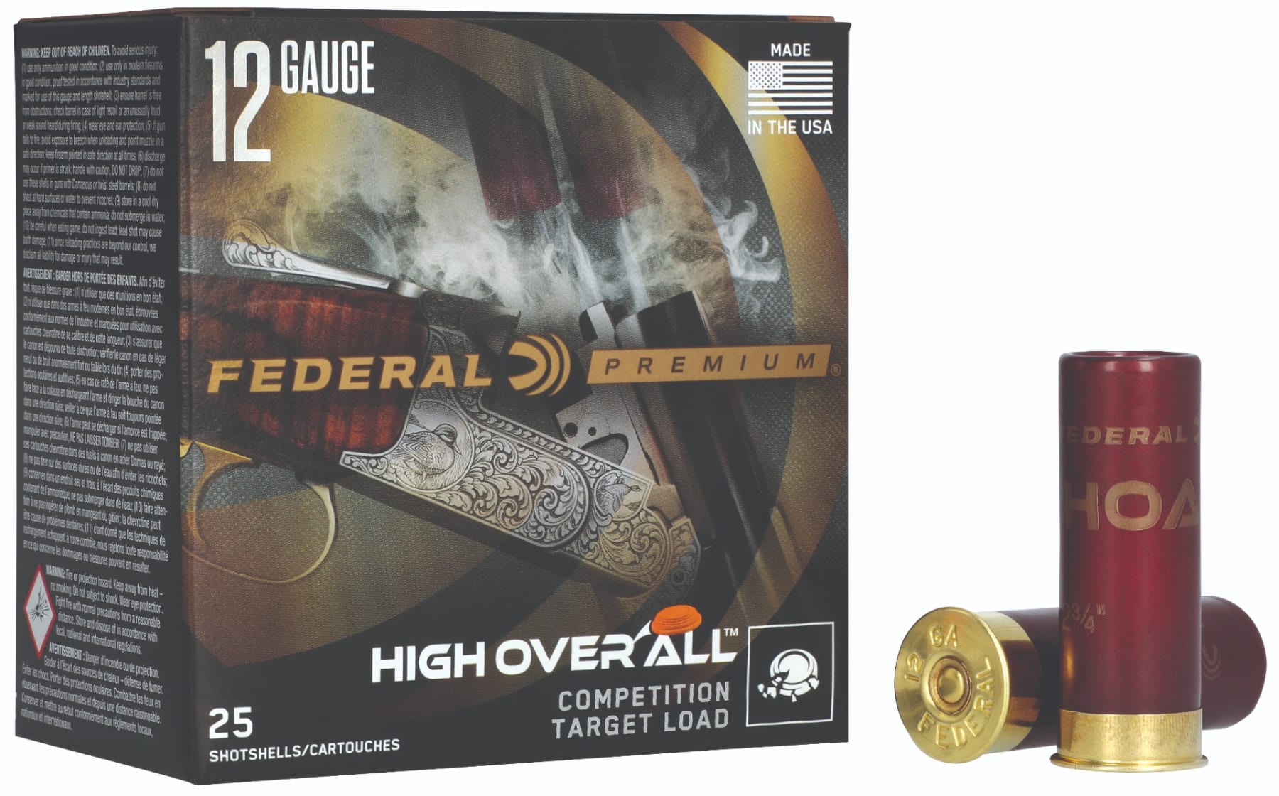 Federal 12GA Premium High Over A