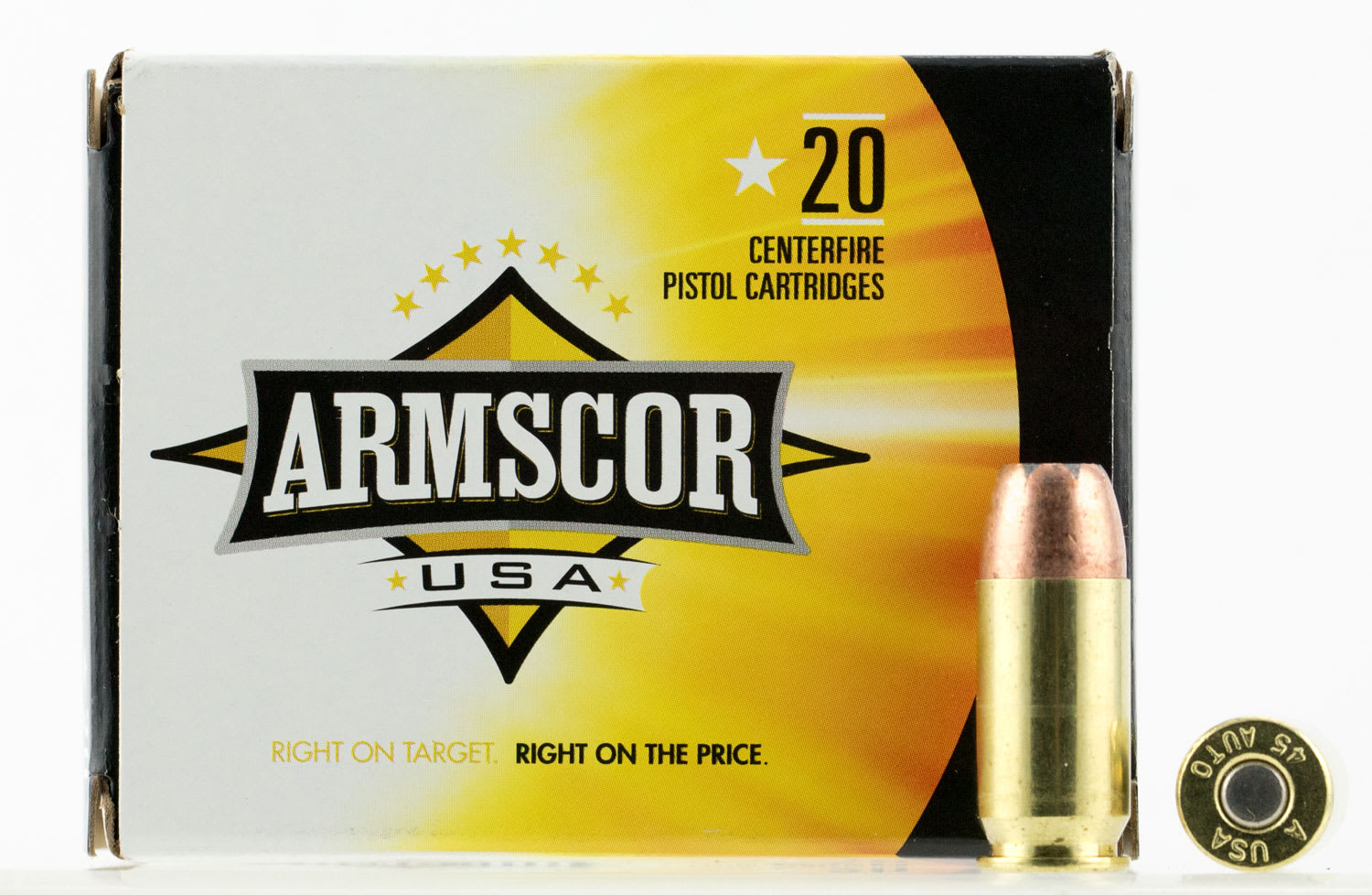 Armscor 45acp 230gr Jhp 20/500