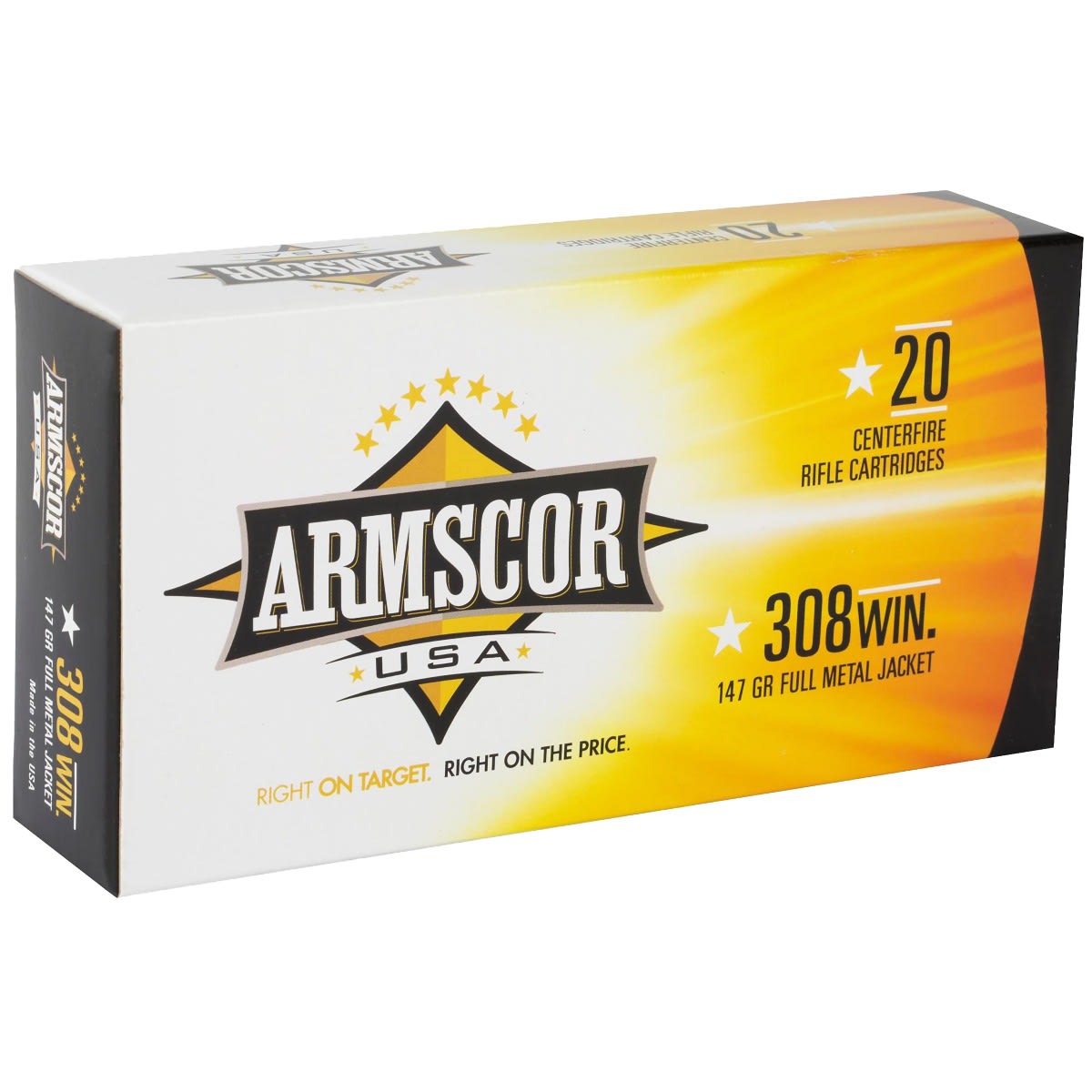 Armscor 308WIN 147GR FMJ 20RDS