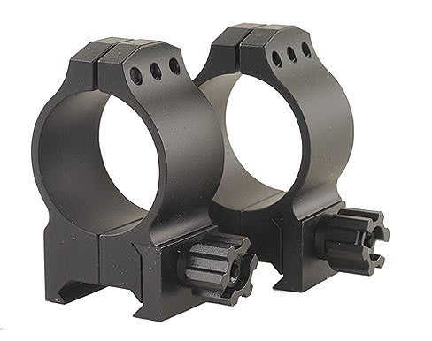 Warne Tactical Rings 30mm High Matte Black