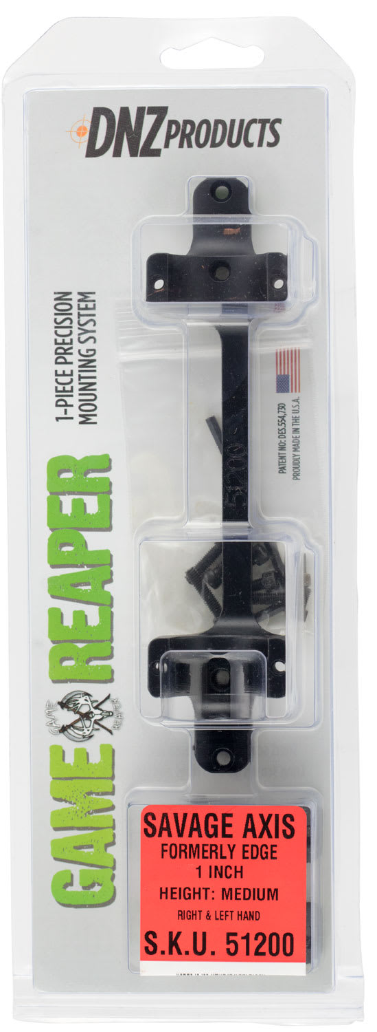 DNZ Game Reaper 2 Savage RR Axis, 30mm High Black Mount - SW3TH2
