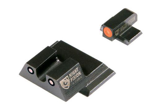 Night Fision Perfect Dot Night Sight Set, Orange Front/Black Rear, Smith & Wesson M&P Shield