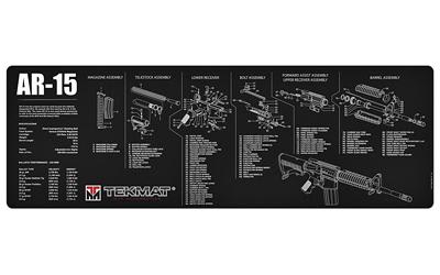 TekMat Bench Mat AR-15 Bk