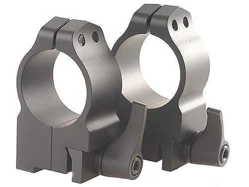 Warne Maxima Quick Detach Rings 1″ Medium Matte for Ruger