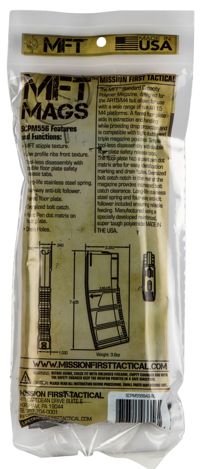 Mft Mag Ar15 223-300 30rd Ply