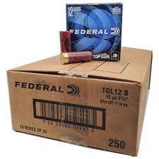 Federal Top Gun 12 GA 250 Rounds