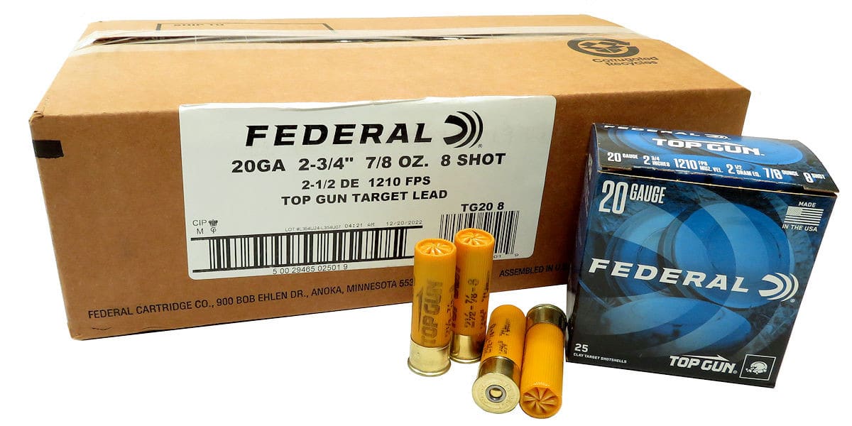 Federal 20 Gauge – 250rd