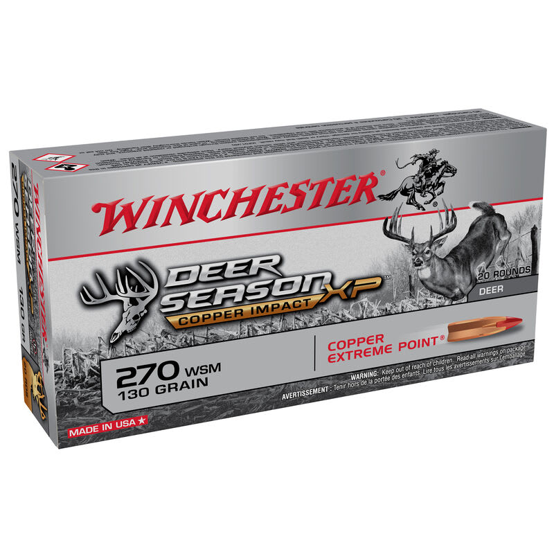 Winchester 270 WSM 130GR Copper