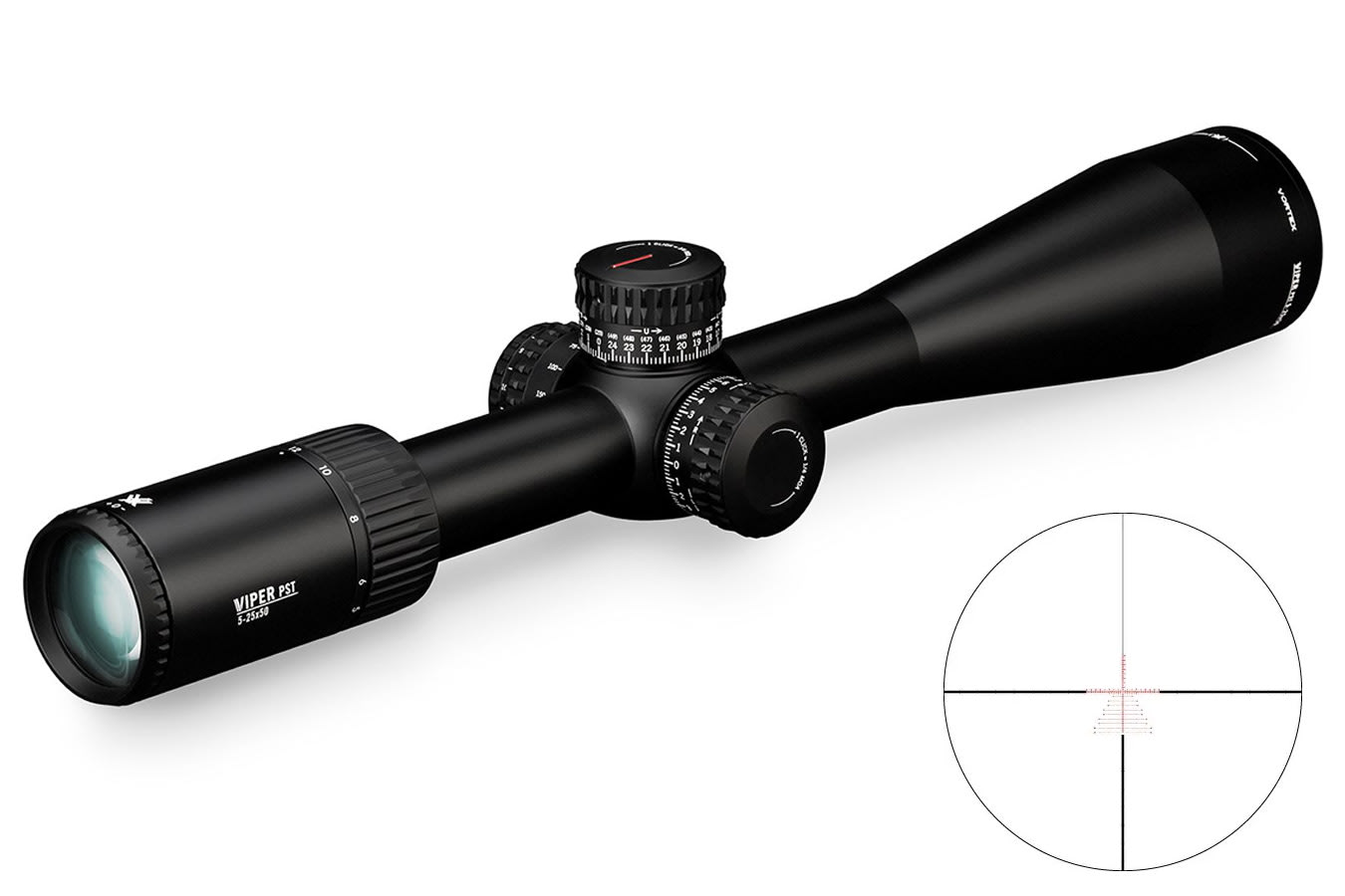 Vortex Viper PST 5-25×50 FFP MOA
