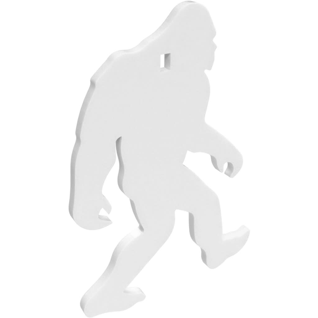 Birchwood Casey AR500 Yeti Silhouette Target, 3/8″, 1-Hole, White