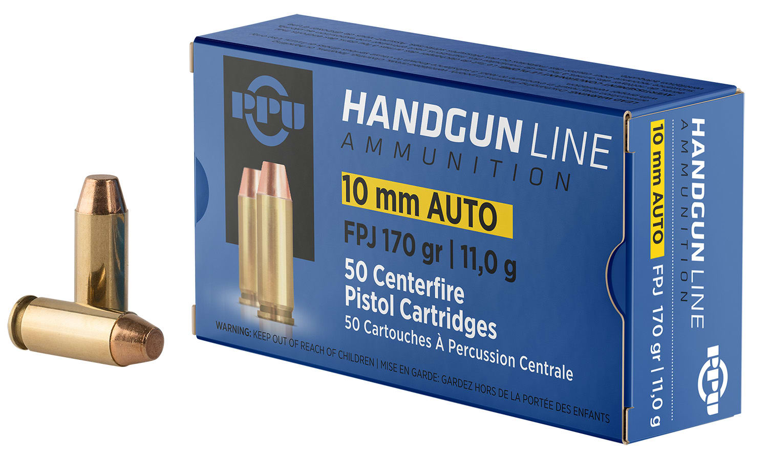 PPU 10MM 170GR FPJ 50RND BOX