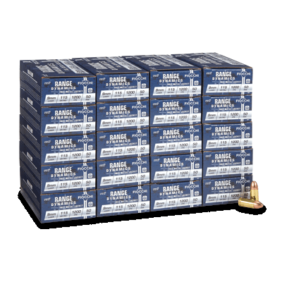 Fiocchi 9mm 115GR 1000RDS